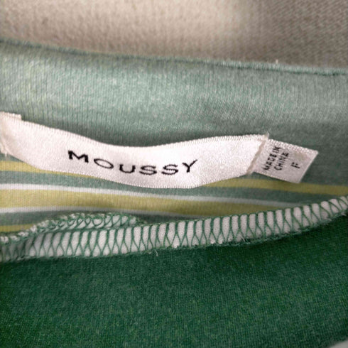 マウジー moussy OPEN SHOULDER LS Tシャツ レディース FREE