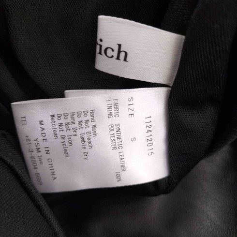 ダーリッチ Darich リボンレザーショートサロペット レディース S
