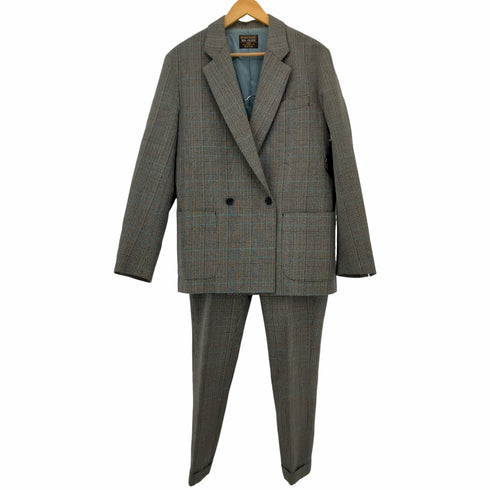 ミスターオリーブ MR.OLIVE バレンシア チェック 2B ダブルジャケットセットアップ メンズ JPN:L ボトムサイズM