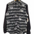 ブラックコムデギャルソン BLACK COMME des GARCONS AD2016 総柄袖切替コットンシャツ メンズ JPN:L