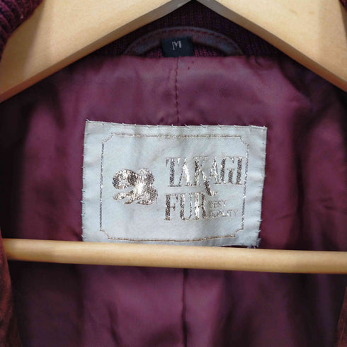 TAKAGI FUR ラムレザーリブブルゾン メンズ JPN:M