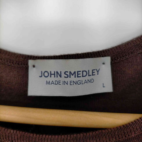 ジョンスメドレー JOHN SMEDLEY 半袖ニット クルーネックTシャツ メンズ import:L