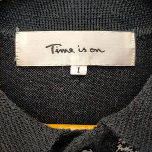 タイムイズオン Time is on パネルポロシャツ メンズ JPN:1
