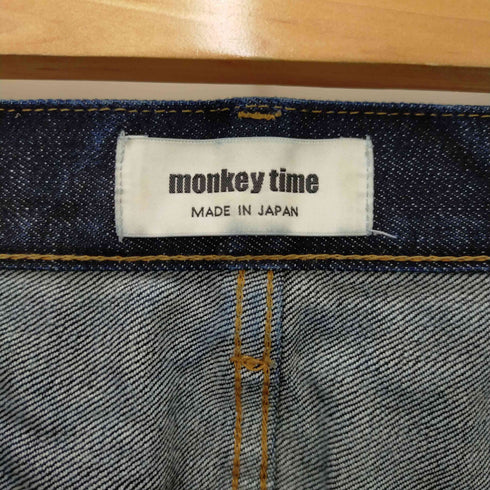 モンキータイム MONKEY TIME SELVAGE DENIM ROLL UP STRIGHT メンズ JPN:L