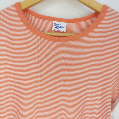 ロバートミラー ROBERT P.MILLER MILLER CREW T ボーダークルーネックTシャツ レディース FREE