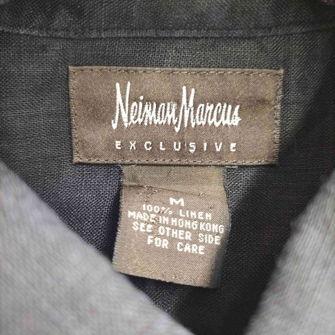 ニーマンマーカス neiman marcus リネンレギュラーカラーシャツ メンズ JPN:M