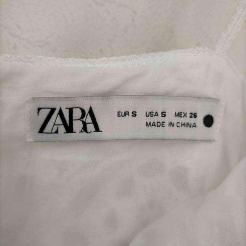 ザラ ZARA クロッシェキャミワンピース レディース import:S