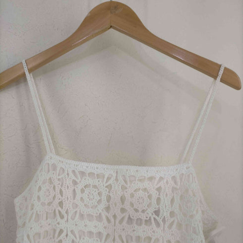 ザラ ZARA クロッシェキャミワンピース レディース import:S