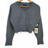 エモダ EMODA HEM CRASH V NECK KNIT レディース FREE