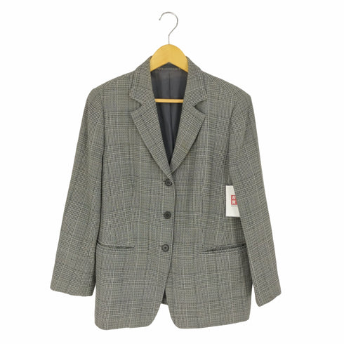 バーバリーロンドン BURBERRY LONDON ツイード チェック 3Bテーラードジャケット レディース 15ABR(46)
