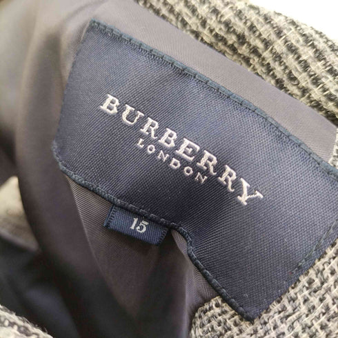 バーバリーロンドン BURBERRY LONDON ツイード チェック 3Bテーラードジャケット レディース 15ABR(46)