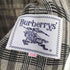 バーバリーズ BURBERRYS リネン チェック ダブルブレスト テーラードジャケット レディース 11AB2