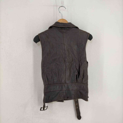 MICHAEL JOSEPH レザー ライダースベスト メンズ import:M
