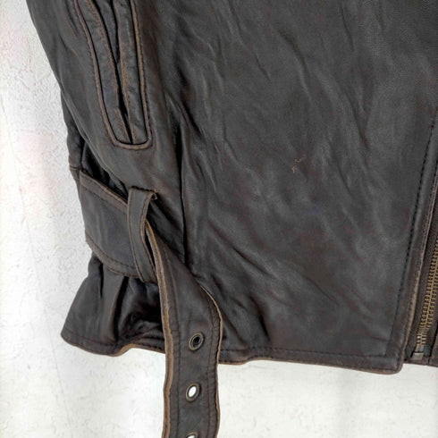 MICHAEL JOSEPH レザー ライダースベスト メンズ import:M