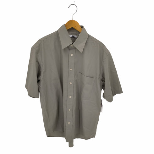 ユニクロユー UNIQLO U 24SS オーバーサイズシャツ(5分袖) メンズ JPN:L