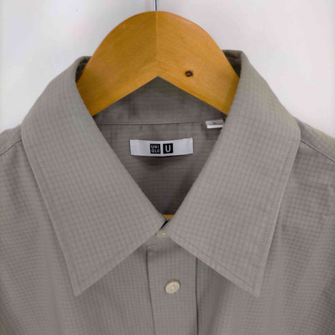 ユニクロユー UNIQLO U 24SS オーバーサイズシャツ(5分袖) メンズ JPN:L