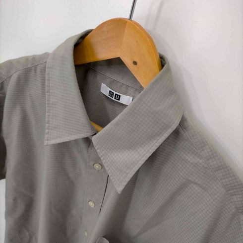 ユニクロユー UNIQLO U 24SS オーバーサイズシャツ(5分袖) メンズ JPN:L
