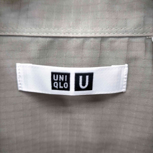 ユニクロユー UNIQLO U 24SS オーバーサイズシャツ(5分袖) メンズ JPN:L