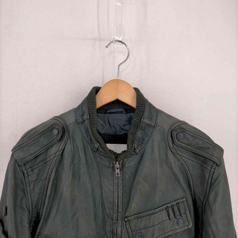ディーゼル DIESEL レザー フライトジャケット メンズ