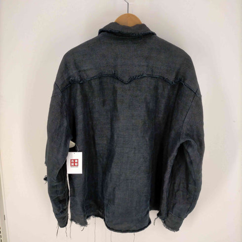 ファッチーズ FACCIES 20SS S/L Shirts リネン カットオフ ウエスタン L/S シャツ メンズ JPN:1