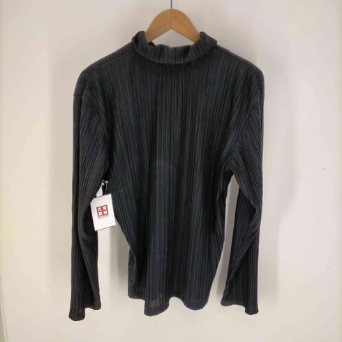 キャサリンハムネットロンドン KATHARINE HAMNETT LONDON 90S プリーツ ハーフジップ L/S カットソー メンズ