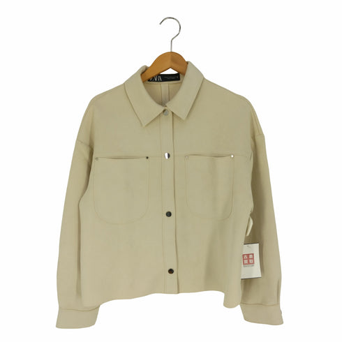 ザラ ZARA FAUX SUEDE JACKET フェイクスエードジャケット レディース import:XS