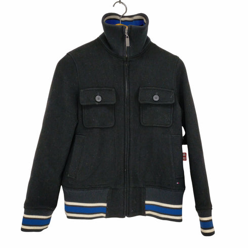 トミーヒルフィガー TOMMY HILFIGER ブルゾン ジャケット アウター 総裏地 0 黒 ブラック レディース US:0-2