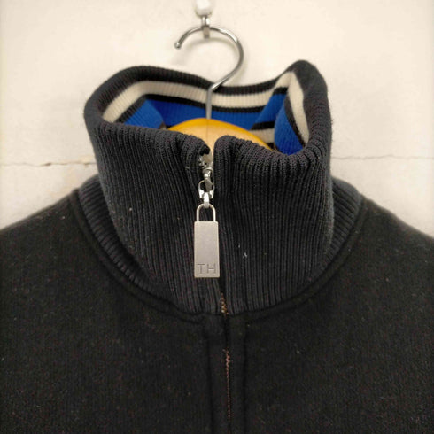 トミーヒルフィガー TOMMY HILFIGER ブルゾン ジャケット アウター 総裏地 0 黒 ブラック レディース US:0-2