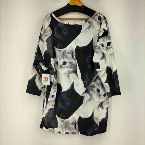 ルージュ Wrouge Cats of Jewelry 総柄トップス レディース FREE