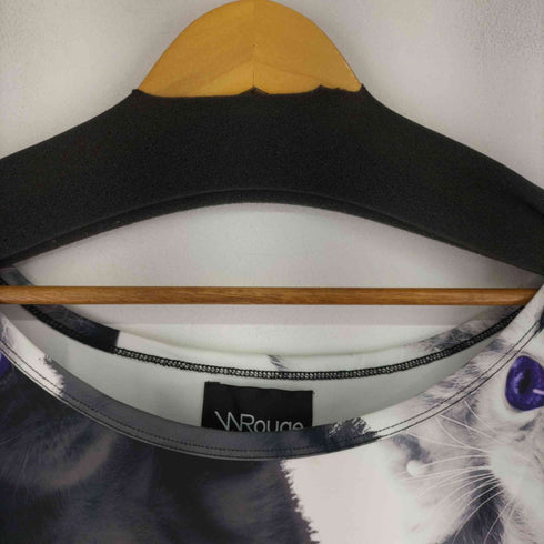 ルージュ Wrouge Cats of Jewelry 総柄トップス レディース FREE