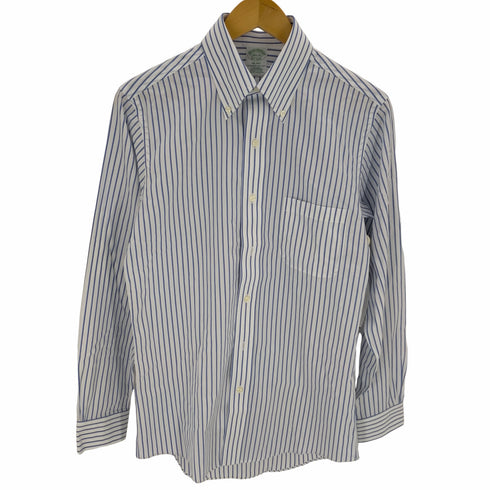 ブルックスブラザーズ BROOKS BROTHERS ボタンダウンシャツ ノンアイロン メンズ 14 1/2-32