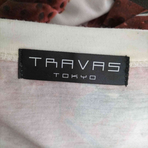 トラヴァストウキョウ TRAVAS TOKYO All Strawberry patternedビッグTシャツ レディース FREE