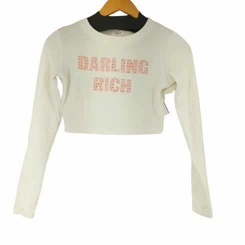 ダーリッチ Darich デコラティブクロップドロングTシャツ レディース FREE