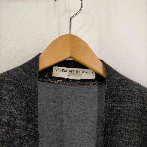 ウィムニールス WIM NEELS 00-10s VETEMENTS EN JERSEY ウール カーディガン メンズ US:38