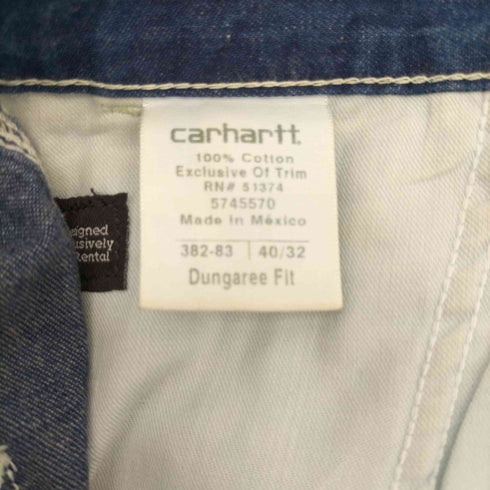 カーハート Carhartt 90-2000s Dungaree Fit デニムワークパンツ メンズ 40/32