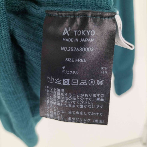 エープラストウキョウ A+TOKYO ミラノリブタートルニットトップス レディース FREE