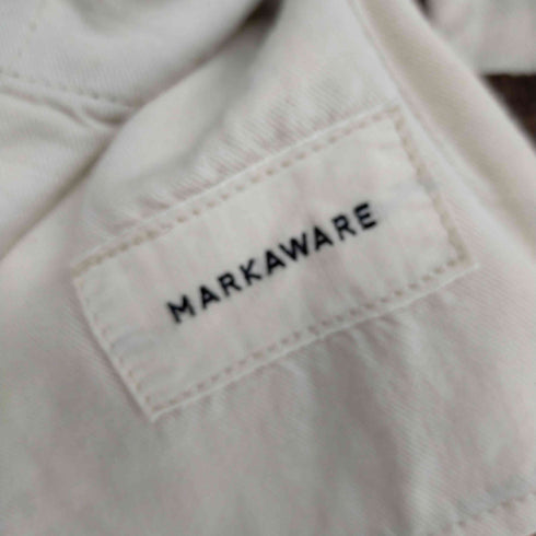 マーカウェア markaware ボタンフライタックワイドスラックス メンズ 1