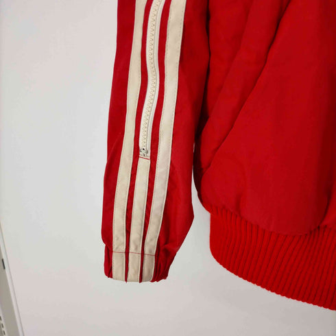 アディダス adidas 70-80S 西ドイツ デサント製 トレフォイル ロゴ 刺繍 中綿 ラウスビージャケット メンズ import:S
