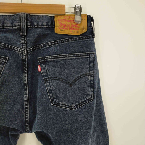 リーバイス Levis エジプト製 501 ストレートデニムパンツ ボタンフライ 後染め メンズ 32/32
