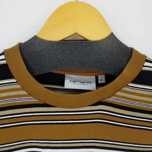 カーハートワークインプログレス Carhartt WIP S/S LAFFERTY T-SHIRT バーコードストライプ ビッグシルエットカットソー メンズ JPN:M