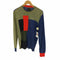 ディーゼル DIESEL Italian Yarn カラーブロック リネン混 L/S ニット メンズ import:L