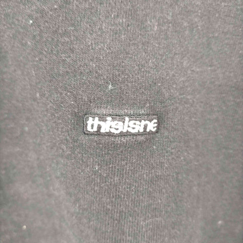 ディスイズネバーザット THIS IS NEVER THAT ハーフジップポロスウェット メンズ import:S