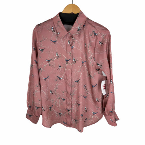 ザラ ZARA 総柄ロングスリーブシャツ レディース JPN:L