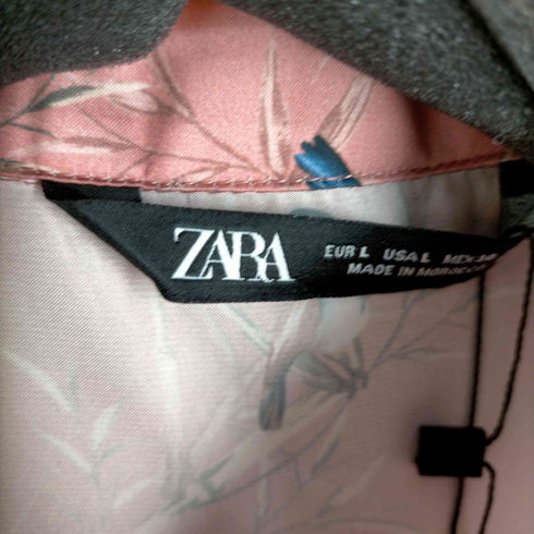 ザラ ZARA 総柄ロングスリーブシャツ レディース JPN:L