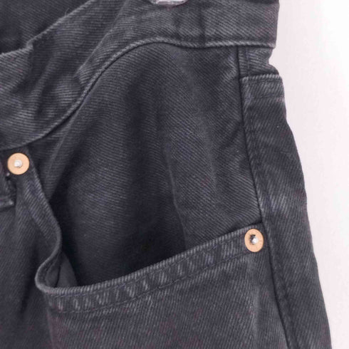 ギャップ Gap 90s loose orga 復刻モデル ブラックデニムパンツ メンズ 31X30