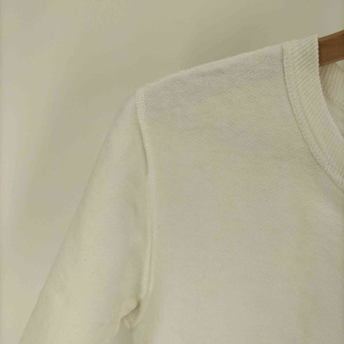 ウエス UES 裾 プリント 前後 V ガゼット スウェット Tシャツ メンズ JPN:1