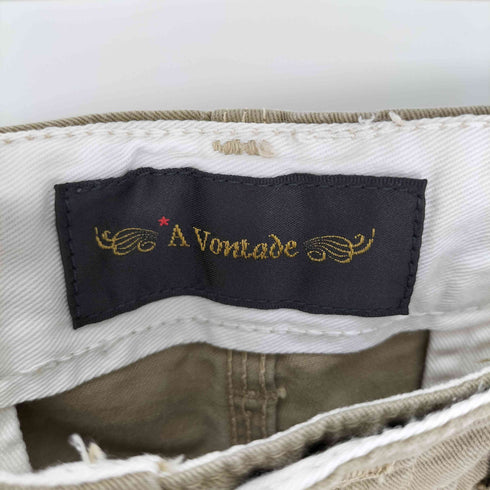 アボンタージ A VONTADE サイドシンチ ボタンフライ チノ ワークパンツ メンズ JPN:M