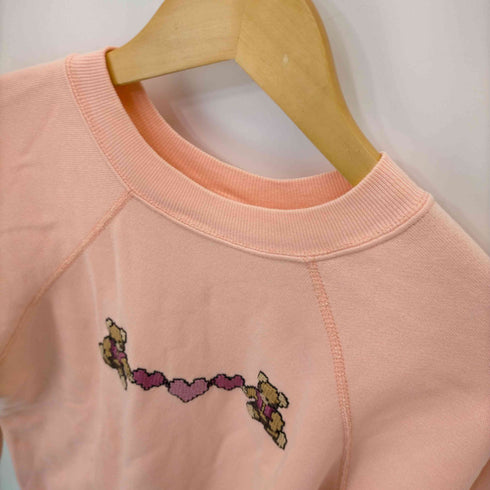 ULTRA SWATS 80S USA製 フロント刺繍 ラグランスウェット レディース import:M