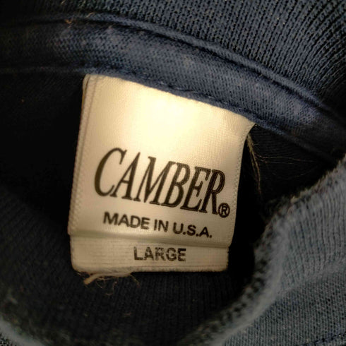 キャンバー CAMBER USA製 モックネックカットソー メンズ JPN:L