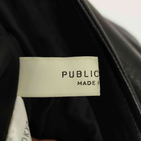 パブリックトウキョウ PUBLIC TOKYO フェイクレザータイトスカート レディース JPN:2